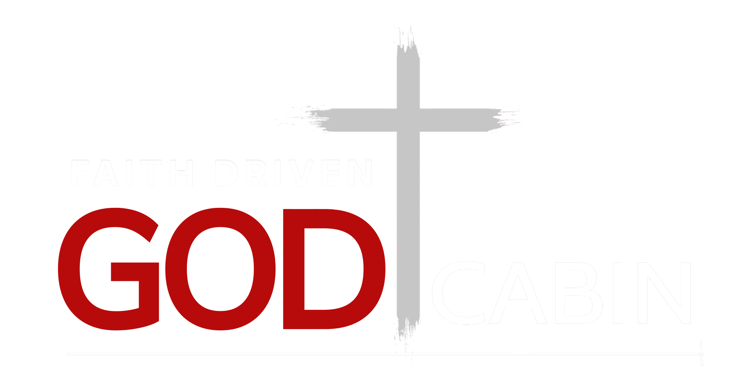 GOD CABIN LOGO WHITE